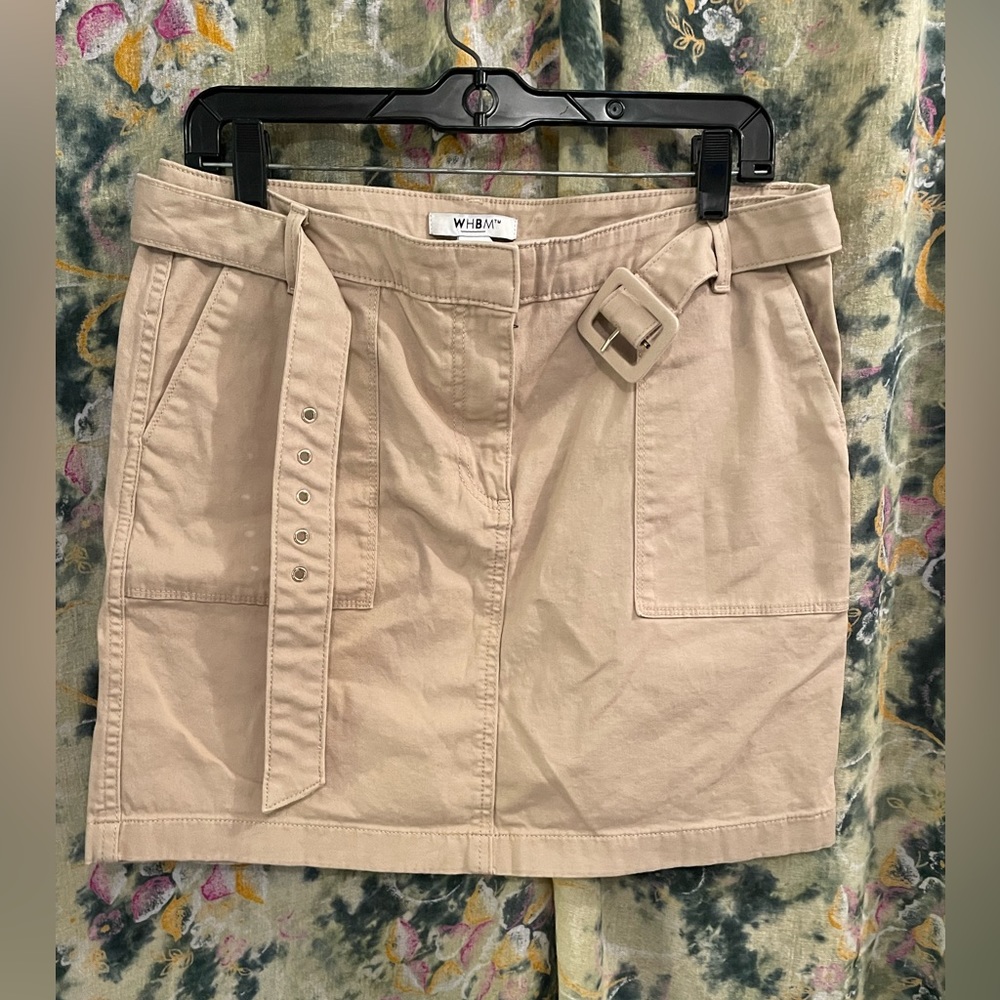 WHBM Khaki Skirt